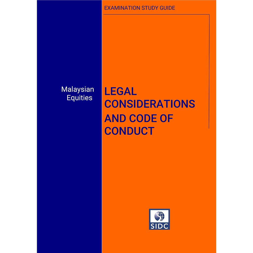 Module 19: Legal Considerations and Code of Conduct (Revised 2007)  *applicable for Module 19 or Module 19A examinations
